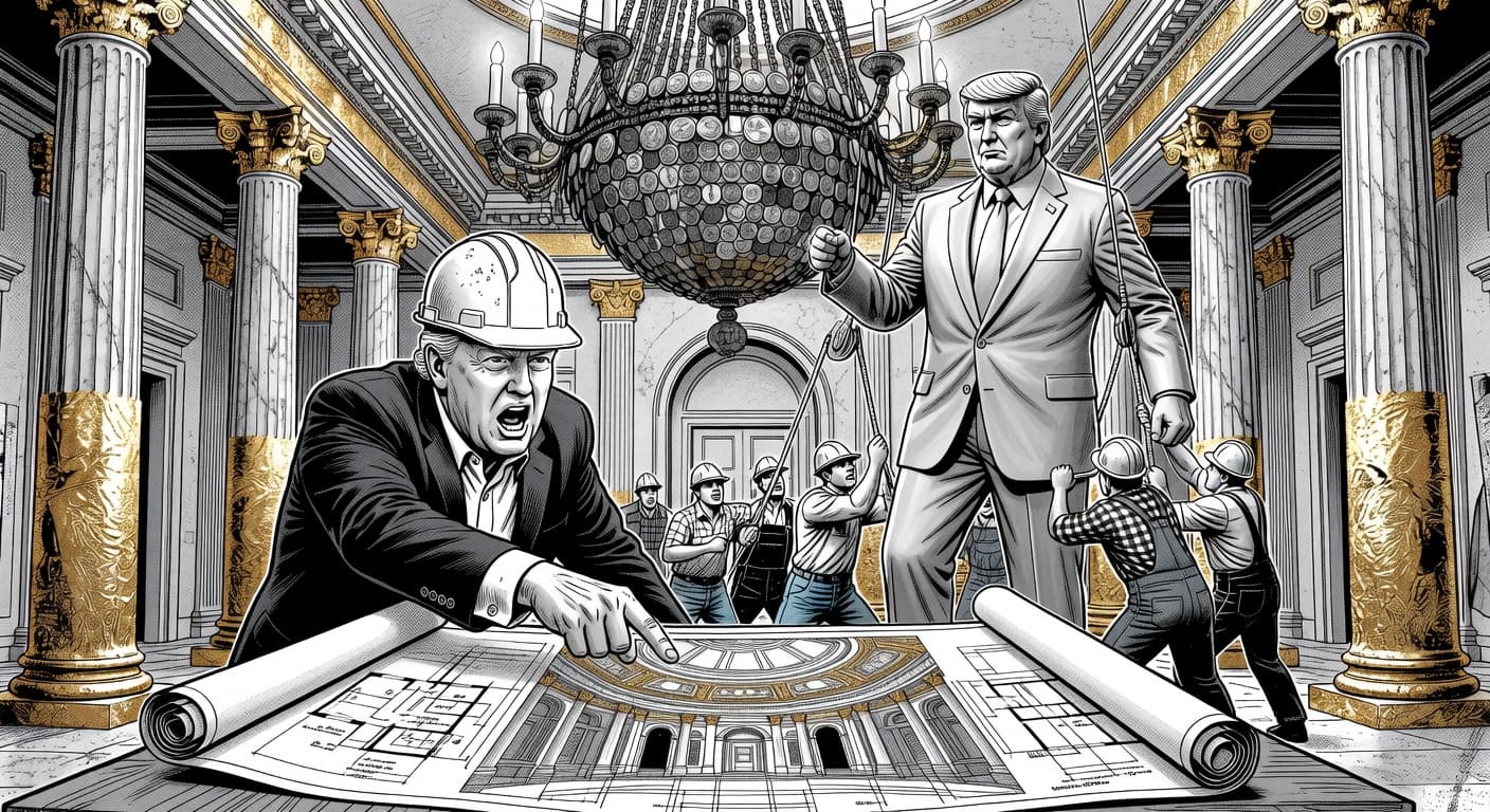 Trump potwierdza: nowa sala balowa w Białym Domu będzie jego osobistym muzeum. „Po co czekać na bibliotekę prezydencką?"