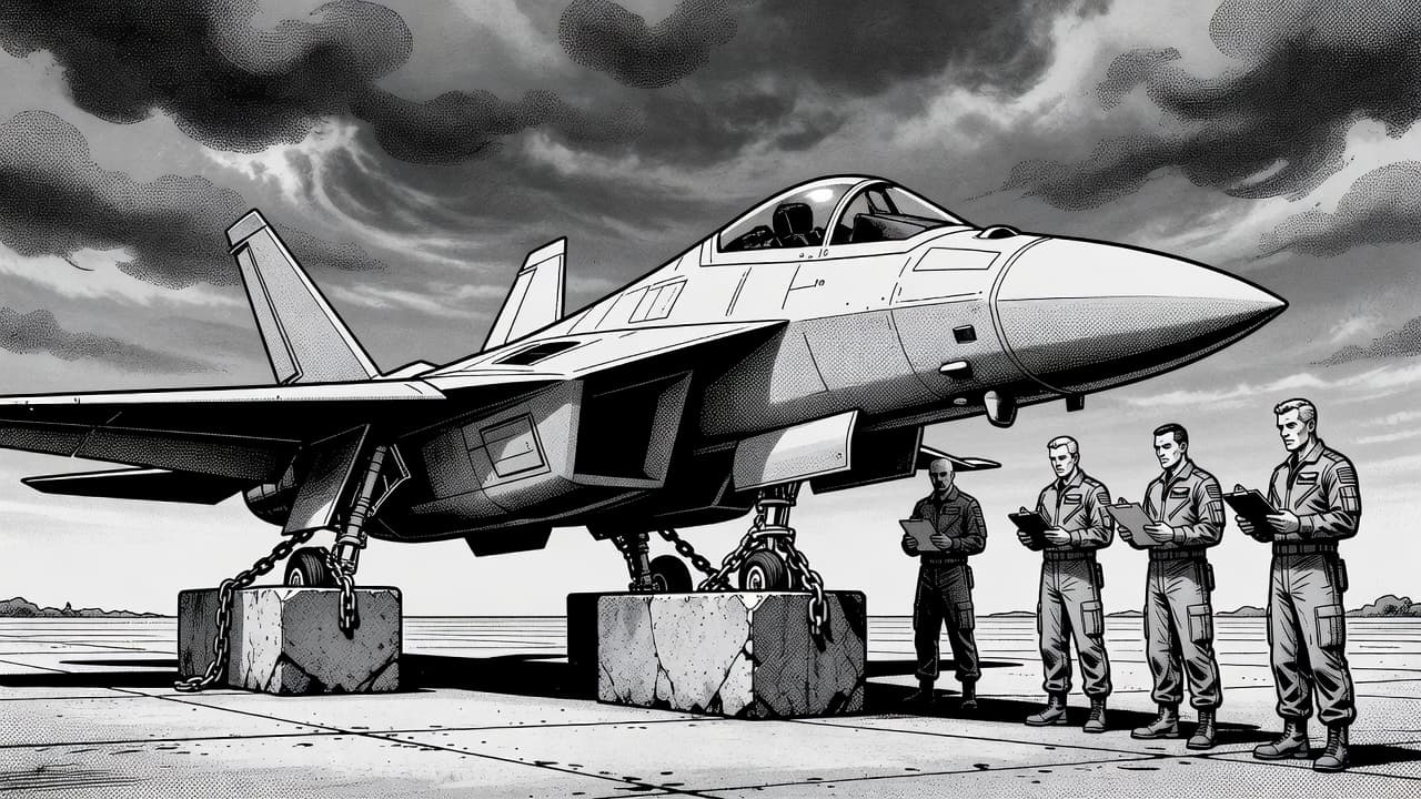 MON: F-35 w Łasku pozostaną na ziemi dla własnego bezpieczeństwa