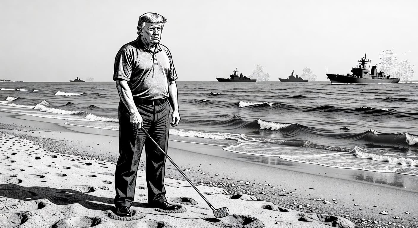 Trump Zapowiada Obronę Tajwanu Kijem Golfowym Przed Xi