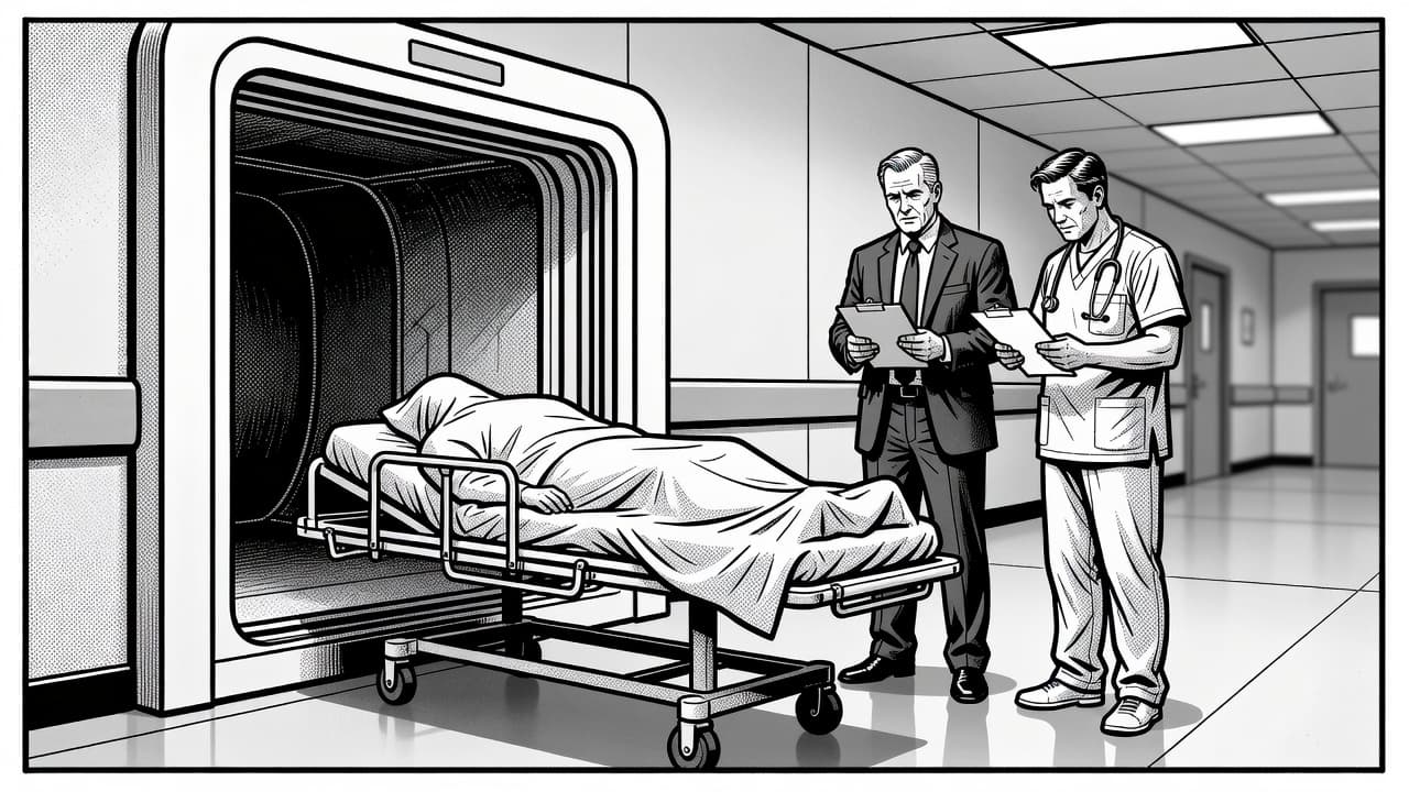 Szpital Południowy: Tomografia wymagana do zatwierdzenia zgonu w systemie