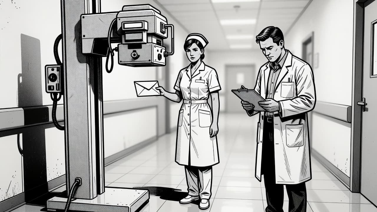Szpital w Mogilnie: Koperta kalibruje nielegalny rentgen