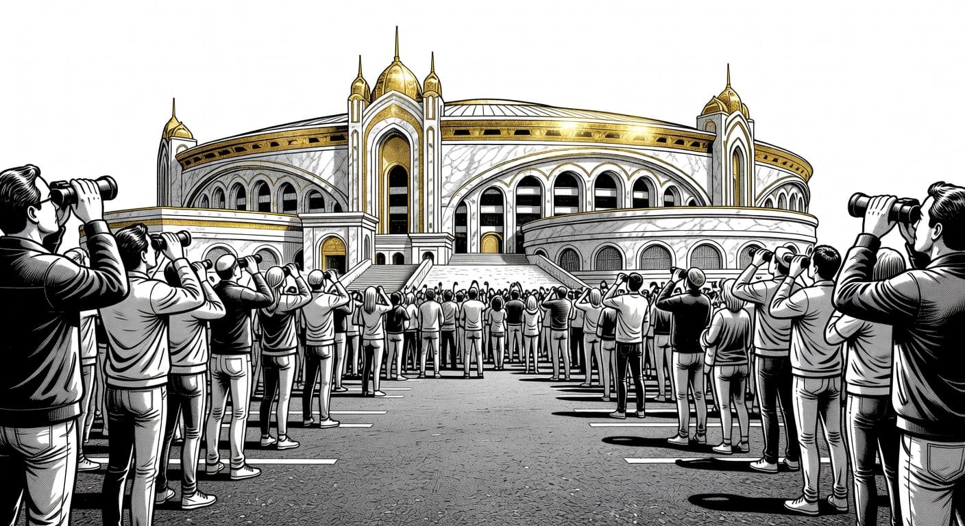 FIFA: Kibice na Mundial 2026 oglądają mecze z parkingu przez lornetki